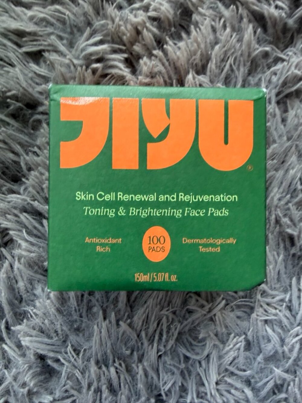 JIYU Toning & Brightening Face Pads 100 Count Skin Renewal Antioxidant Skincare - Picture 3 of 3